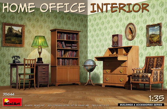 Miniart - HOME OFFICE INTERIOR KIT 1:35 - Cod. MIN35644