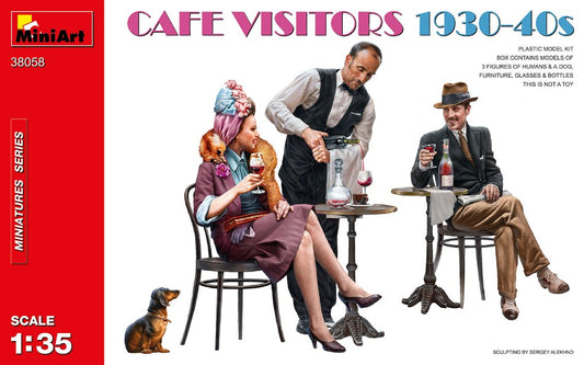 Miniart - CAFE VISITORS 1930-40s KIT 1:35 - Cod. MIN38058