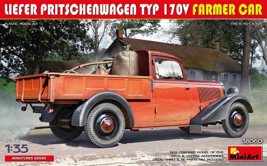 Miniart - LIEFER PRITSCHENWAGEN TYP 170V FARMER KIT 1:35 - Cod. MIN38060
