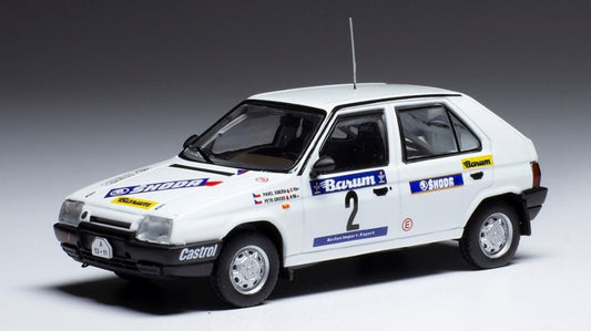 Ixo Model - SKODA FAVORIT 136 L N.2 RALLY VALASSKAA ZIMA 1989 SIBERA/GROSS 1:43 - Cod. RAC407B.22