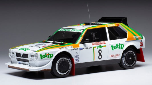 Ixo Model - LANCIA DELTA S4 N.8 RALLY SAN REMO 1986 CERRATO/CERRI 1:18 - Cod. 18RMC133