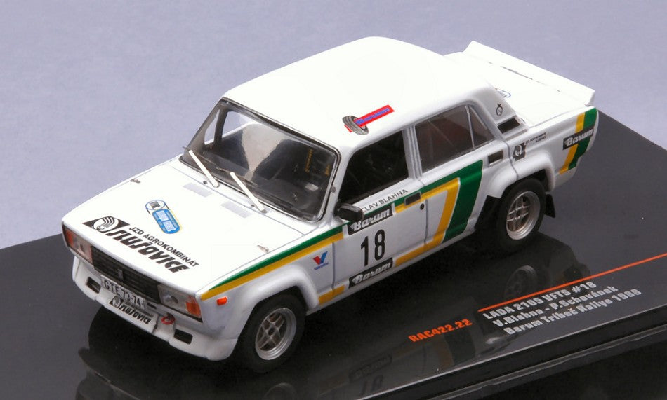 Ixo Model - LADA 2105 VFTS N.18 TRIBEC RALLY 1988BLAHNA/SCHOVANEK 1:43 - Cod. RAC422