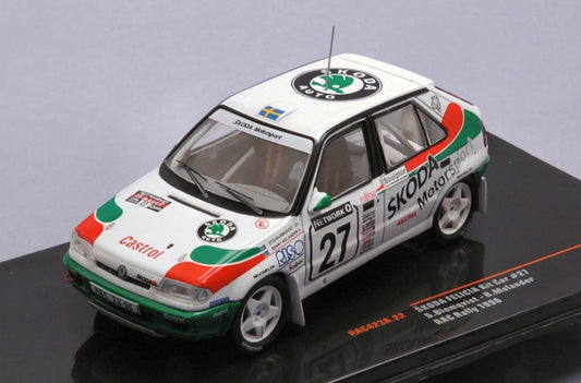 Ixo Model - SKODA FELICIA KIT CAR N.27 RAC RALLY 1996 BLOMQVIST/MELANDER 1:43 - Cod. RAC423A