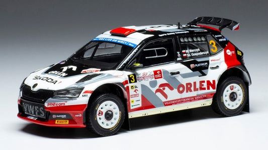 Ixo Model - SKODA FABIA RALLY 2 EVO N.3 RALLY POLEN 2022MARCZYK/GOSPORARCZYK 1:43 - Cod. RAM858