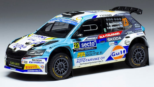 Ixo Model - SKODA FABIA RALLY2 EVO N.23 RALLY FINLAND 2022 ASUNMAA/MANNISENMAKI 1:43 - Cod. RAM867