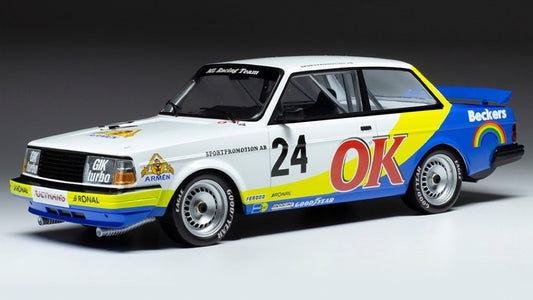 Ixo Model - VOLVO 240 TURBO N.24 OK DPM NURBURGRING 1985 ANDERSSON 1:18 - Cod. 18RMC105A.20