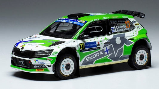 Ixo Model - SKODA FABIA RALLY2 EVO N.20 RALLY FINLAND 2022 LINDHOLM/HAMALAINEN 1:43 - Cod. RAM863B