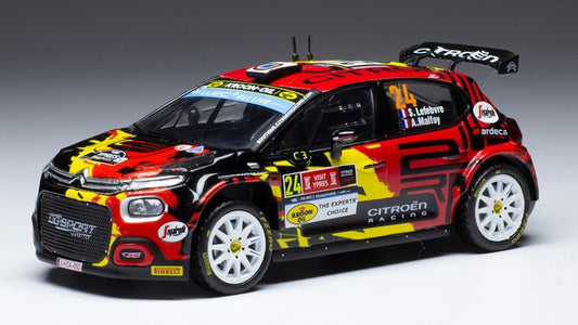 Ixo Model - CITROEN C3 RALLY 2 N.24 WRC2 RALLY YPERN 2022LEFEBVRE/MALFOY 1:43 - Cod. RAM877