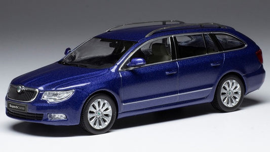 Ixo Model - SKODA SUPERB II 3T 2008 MET.BLUE 1:43 - Cod. CLC470