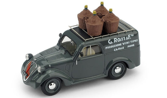 Brumm - FIAT 500B FURGONE 1941 G.ROSSI & FIGLI PRODUZIONE VINI TIPICI REPRO 1:43 - Cod. BM0529