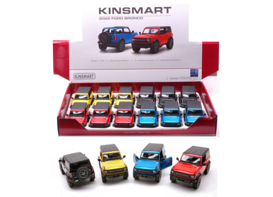 Kinsmart - FORD BRONCO HARD TOP COL.ASS. cm 12 - Cod. KT89647