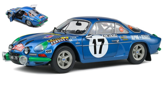 Solido - ALPINE A110 1600S N.17 RALLY MONTECARLO 1972 DARNICHE/MAHE 1:18 - Cod. SL1804206