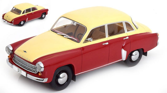 Modelcargroup - WARTBURG 311 1959 DARK RED/BEIGE 1:18 - Cod. MCG18299