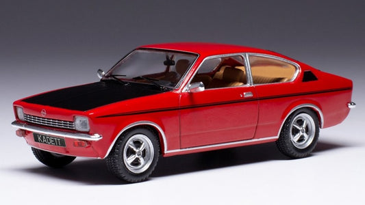 Ixo Model - OPEL KADETT C COUPE SR 1976 RED/BLACK 1:43 - Cod. CLC490
