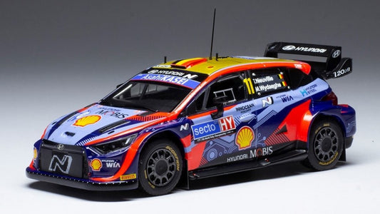 Ixo Model - HYUNDAI i20 N.11 FINLAND RALLY 2022 NEUVILLE/WYDAEGHE 1:43 - Cod. RAM866