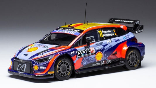 Ixo Model - HYUNDAI i20 N.11 SAFARI RALLY 2022 NEUVILLE/WYDAEGHE 1:43 - Cod. RAM855