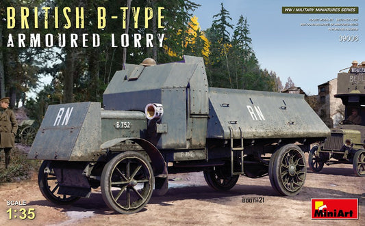 Miniart - BRITISH B-TYPE ARMOURED LORRY KIT 1:35 - Cod. MIN39006
