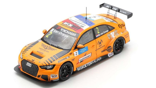 Spark Model - AUDI RS 3 LMS N.2 WTCR ZANDWOORT 2018 PRINCE BERNHARD VAN ORANJE 1:43 - Cod. S8962