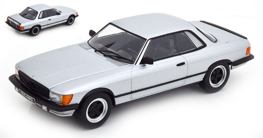 Kk Scale - MERCEDES 500 SLC 1985 SILVER/MATT BLACK 1:18 - Cod. KKDC180891