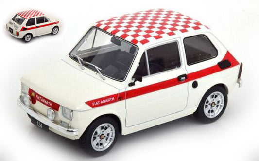 Modelcargroup - FIAT 126 ABARTH 1972 WHITE 1:18 - Cod. MCG18325