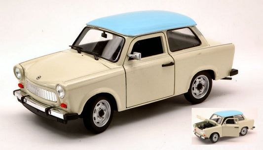Welly - TRABANT 601 1964 BEIGE/LIGHT BLUE 1:24 - Cod. WE0216