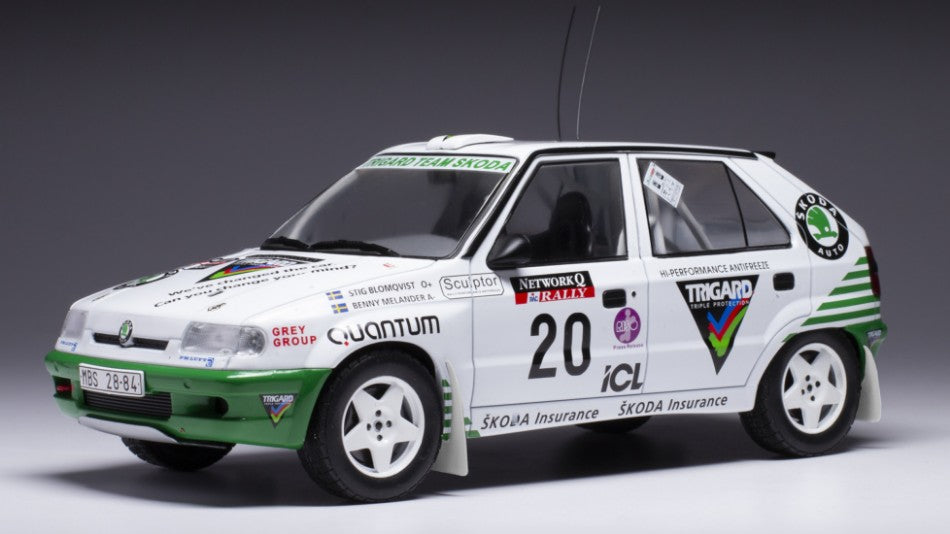 Ixo Model - SKODA FELICIA KIT CAR N.20 RAC RALLY 1995 BLOMQVIST/MELANDER 1:18 - Cod. 18RMC147