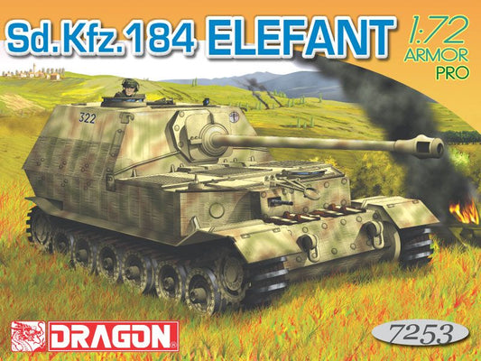 Dragon - SD KFZ 184 ELEFANT PRO VERSION KIT 1:72 - Cod. D7253