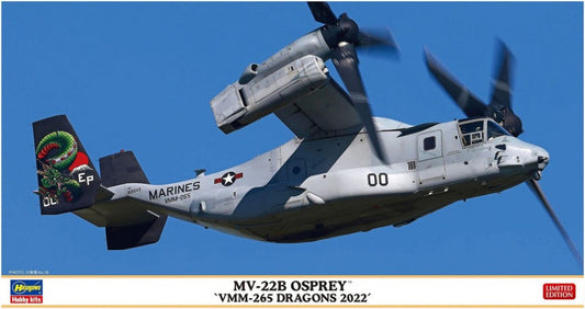 Hasegawa - MV-22B OSPREY VMM-265 DRAGONS 2022 KIT 1:72 - Cod. HA02421