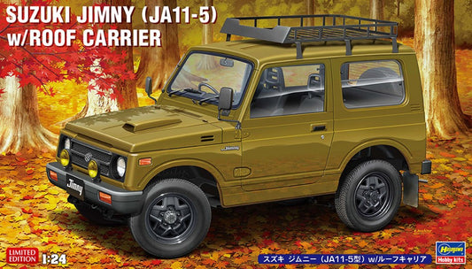 Hasegawa - SUZUKI JIMNY W/ROOF CARRIER KIT 1:24 - Cod. HA20606