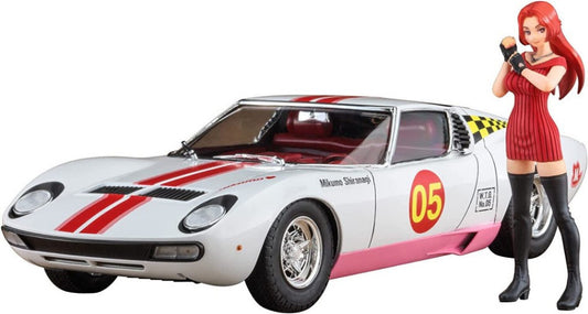 Hasegawa - WILD EGG GIRLS LAMBORGHINI MIURA P400 SV M.SHIRANAGA KIT 1:24 - Cod. HA52344