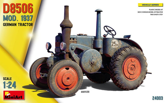 Miniart - GERMAN TRACTOR D8506 MOD.1937 KIT 1:24 - Cod. MIN24003