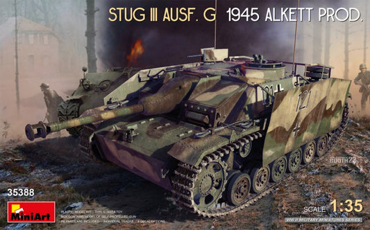 Miniart - STUG III AUSF. G 1945 ALKETT PROD. KIT 1:35 - Cod. MIN35388