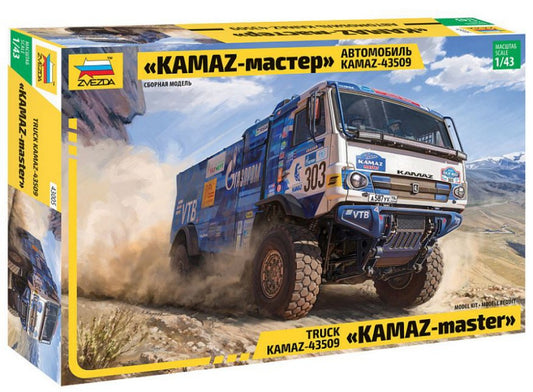 Zvezda - KAMAZ RALLYE TRUCK KIT 1:43 - Cod. Z43005