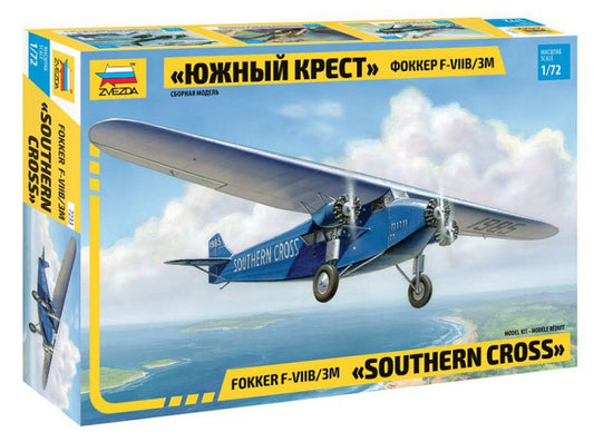 Zvezda - FOKKER F-VII TRIMOTOR (RR) KIT 1:72 - Cod. Z7233