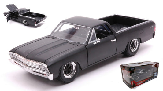 Jada Toys - CHEVROLET EL CAMINO (F10) "FAST & FURIOUS" 1967 MATT BLACK 1:24 - Cod. JADA34413