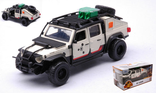 Jada Toys - JEEP GLADIATOR "JURASSIC WORLD" CREAM/RED 1:32 - Cod. JADA34465
