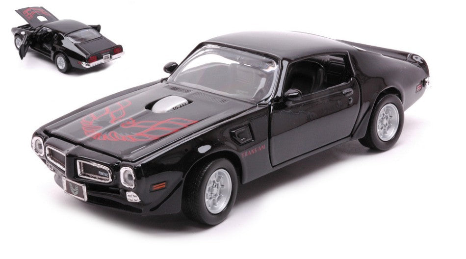 Motormax - PONTIAC FIREBIRD 1973 BLACK 1:24 - Cod. MTM73243BK