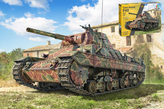 Italeri - CARRO ARMATO PESANTE P40 ANSALDO 1943-44 KIT 1:35 - Cod. IT6599
