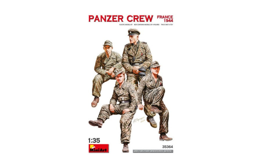 Miniart - PANZER CREW FRANCE 1944 KIT 1:35 - Cod. MIN35364