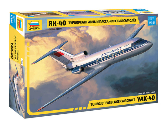 Zvezda - YAK-401/144 TURBOJET PASSENGER AIRCRAFT KIT 1:144 - Cod. Z7030