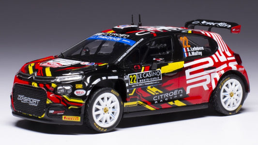 Ixo Model - CITROEN C3 WRC2 N.22 RALLY MONTE CARLO 2023LEFEBVRE/MALFOY 1:43 - Cod. RAM888