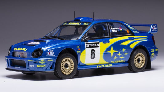 Ixo Model - SUBARU IMPREZA S7 WRC N.6 RALLY GREAT BRITAIN 2001 SOLBERG/MILLS 1:24 - Cod. 24RAL026B