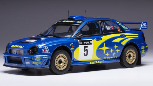 Ixo Model - SUBARU IMPREZA S7 WRC N.5 RALLY GREAT BRITAIN 2001 BURNS/REID 1:24 - Cod. 24RAL026A