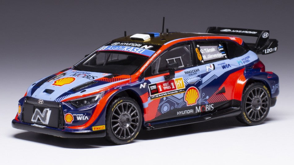 Ixo Model - HYUNDAI i20 N WRC N.8 YPERN RALLY 2022 TANAK/JARVEOJA 1:43 - Cod. RAM872