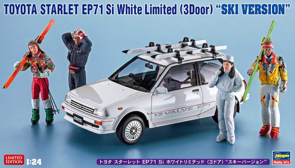 Hasegawa - TOYOTA STARLET EP71 SI 3 DOORS SKI VERSION KIT 1:24 - Cod. HA20610