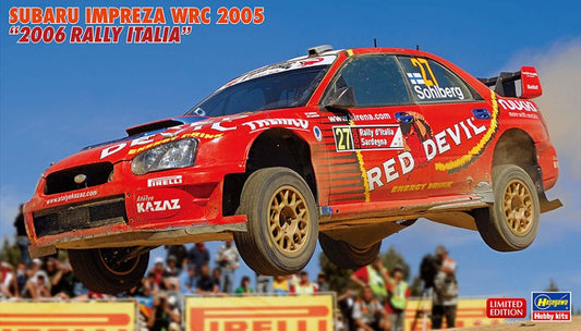 Hasegawa - SUBARU IMPREZA WRC-2005 2006 RALLY ITALIA KIT 1:24 - Cod. HA20614