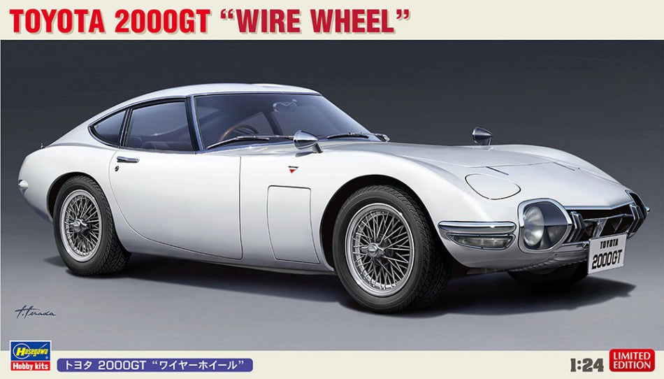 Hasegawa - TOYOTA 2000GT DRAHT-RAD KIT 1:24 - Cod. HA20617