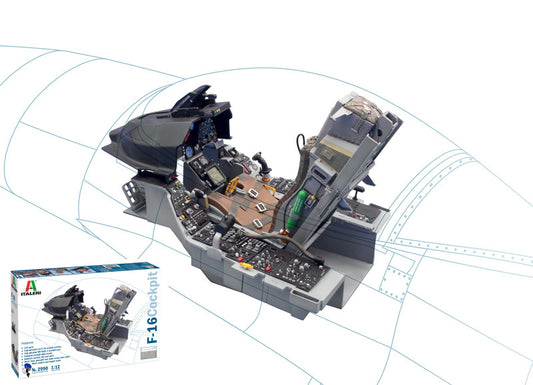 Italeri - F-16 COCKPIT KIT 1:12 - Cod. IT2990