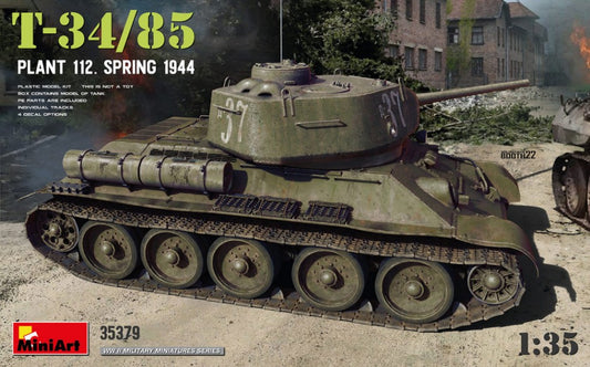 Miniart - T-34/85 PLANT 112 SPRING 1944 KIT 1:35 - Cod. MIN35379