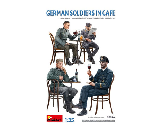 Miniart - GERMAN SOLDIERS IN CAFE' KIT 1:35 - Cod. MIN35396